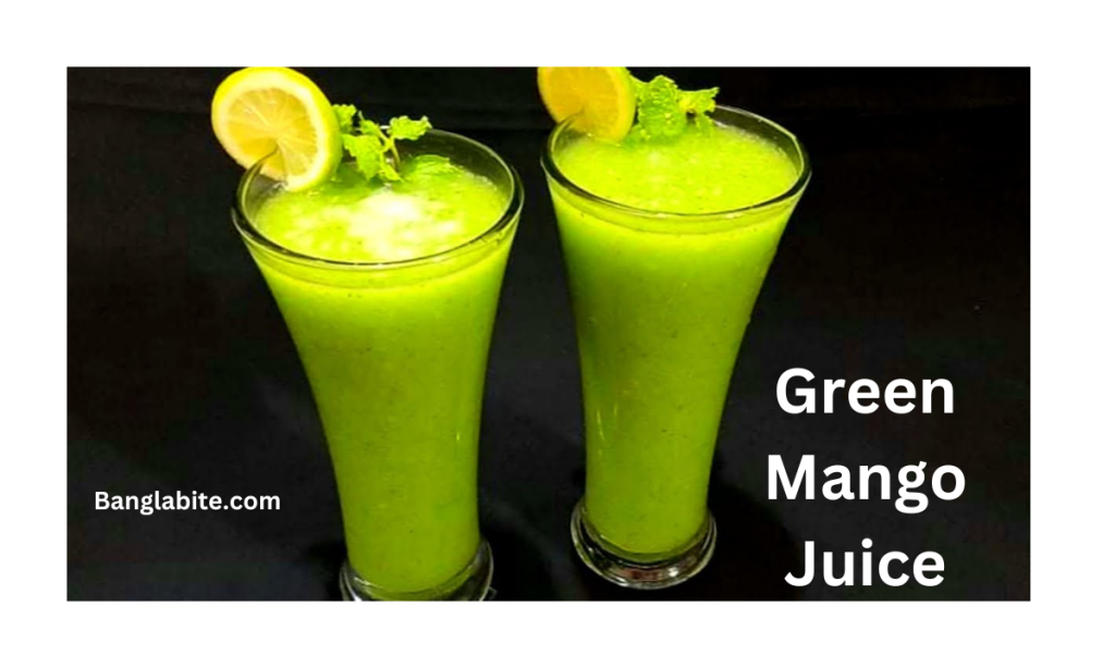 Green Mango Smoothie Recipe: Taste the Tropical Juice Bangla