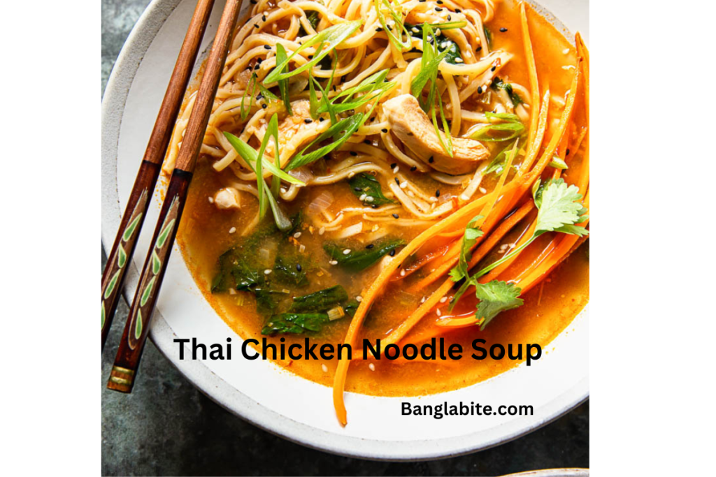 Aromatic Thai Chicken Noodle Soup: A Culinary Delight