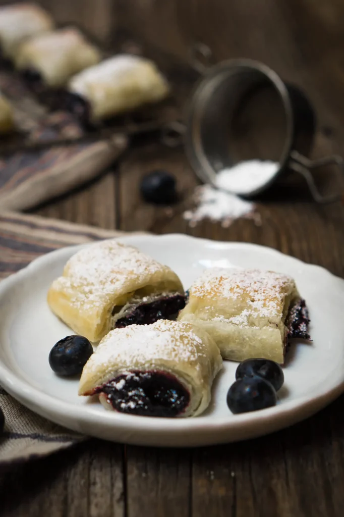 Nutrient-Packed Blueberry Puff Pastry- Homemade recipe