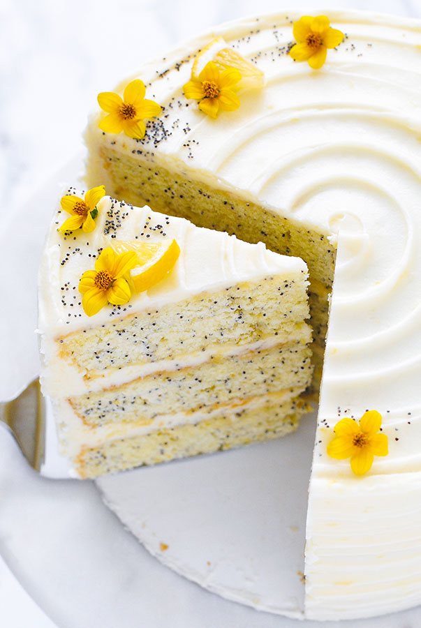 Simple Lemon Poppy Seed Cake Recipe